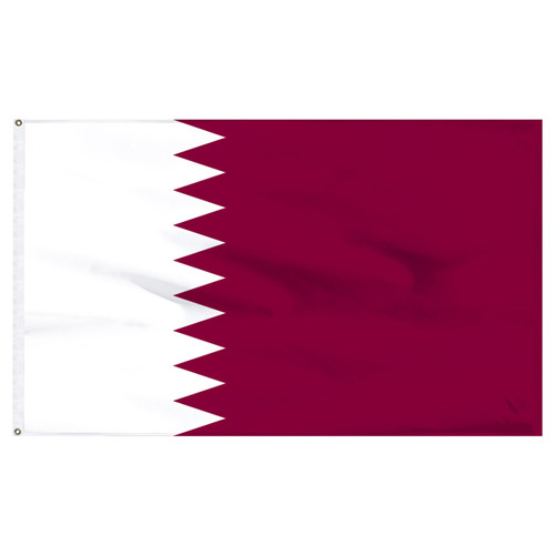 6-Ft. x 10-Ft. Qatar Nylon Flag