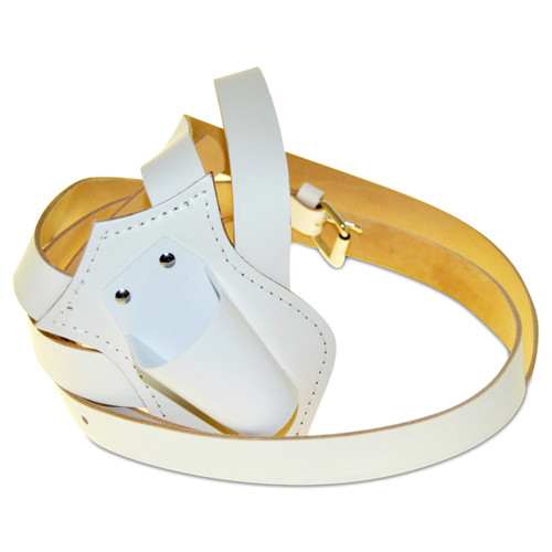 Double Strap White Carrying Belt - 15in x 45in