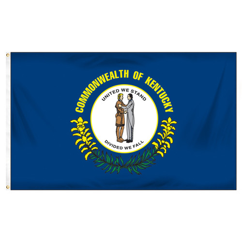 Kentucky 4ft x 6ft Spun Heavy Duty Polyester Flag