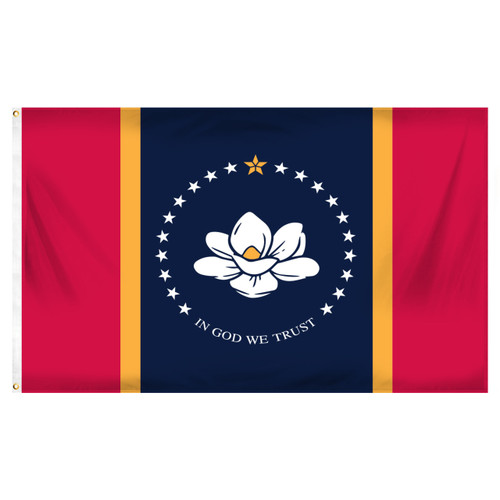 Mississippi 4ft x 6ft Spun Heavy Duty Polyester Flag