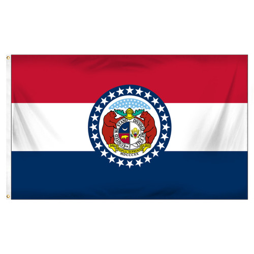 Missouri 5ft x 8ft Spun Heavy Duty Polyester Flag