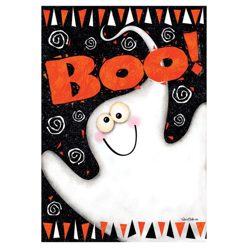 Halloween Banner Flag - Boo Ghost