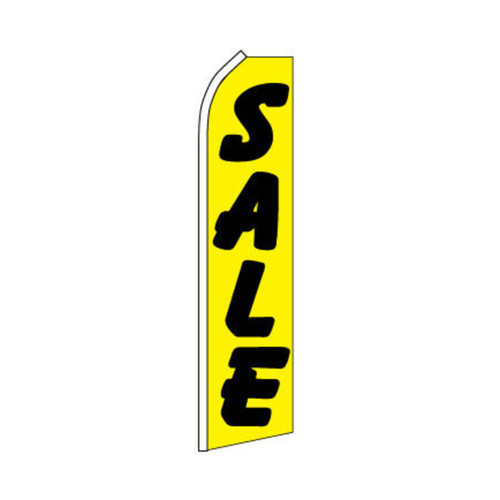 Sale Swooper Flag - Yellow - 11.5ft x 2.5ft