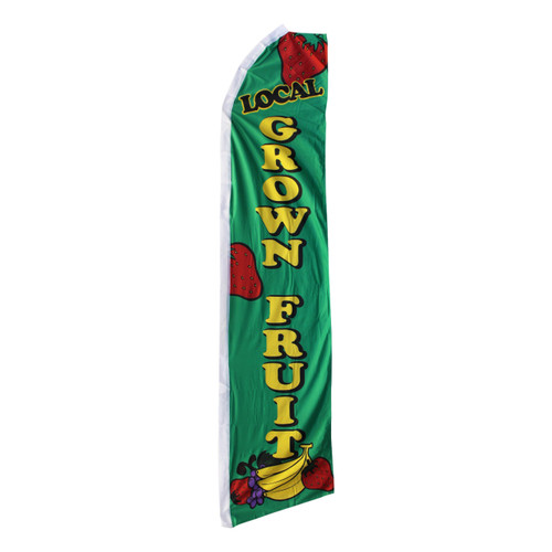 Local Grown Fruit Swooper Flag - 11.5ft x 2.5ft