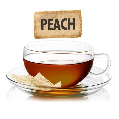 Peach Flavored Black Tea - Sampler Size - 5 Tea Bags
