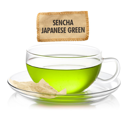 Sencha Japanese Green Tea - Sampler Size - 5 Tea Bags