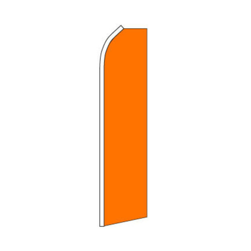 Orange Swooper Flag - 11.5ft x 2.5ft