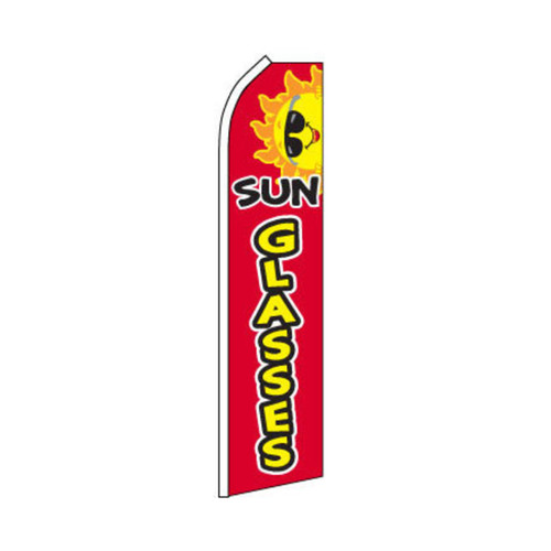 Sunglasses Swooper Flag - 11.5ft x 2.5ft