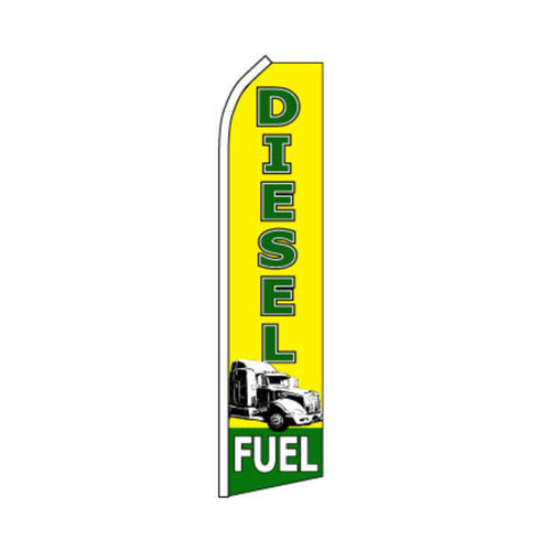 Diesel Fuel Swooper Flag - 11.5ft x 2.5ft