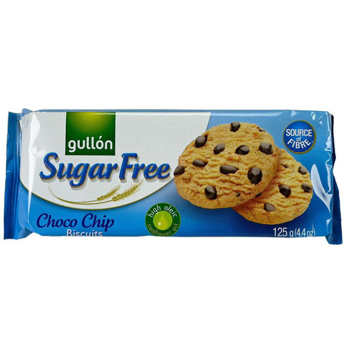 Gullon Sugar Free Chocolate Chip Biscuits- 4.4oz (125g)