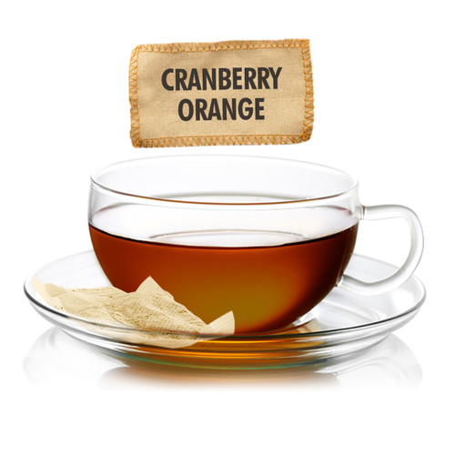 Cranberry Orange Flavored Black Tea - Sampler Size - 5 Tea Bags