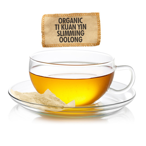 Organic Ti Kuan Yin Slimming Oolong Tea Pouch - Sampler Size - 5 Teabags