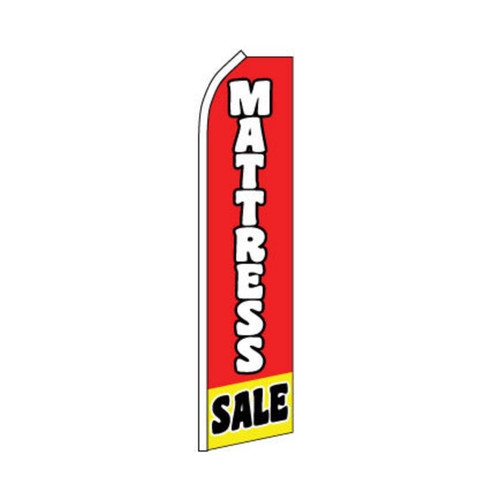 Mattress Sale Swooper Flag - 11.5ft x 2.5ft