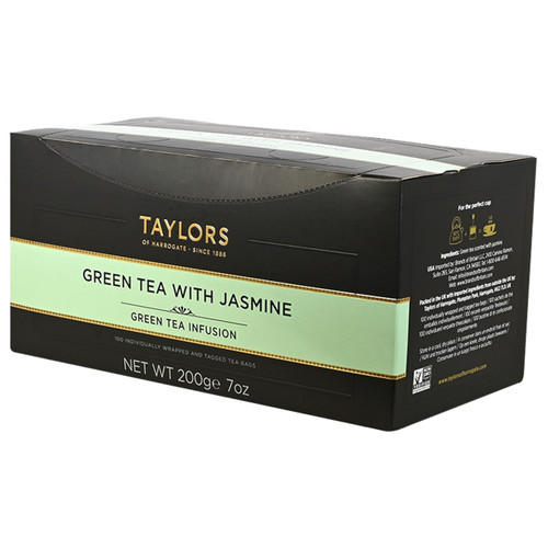 Taylors of Harrogate Green Tea with Jasmine - String & Tag 100 count