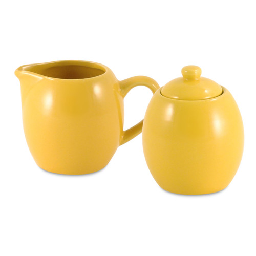 Amsterdam Mustard Cream and Sugar Teaware Set