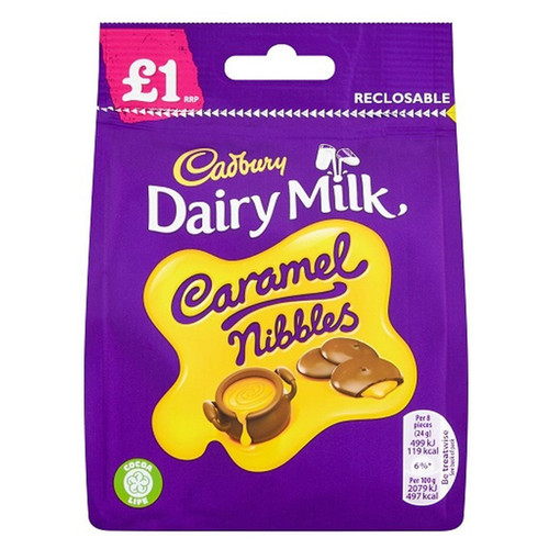 Cadbury Dairy Milk Bar Caramel Nibbles - 3.35oz (95g)