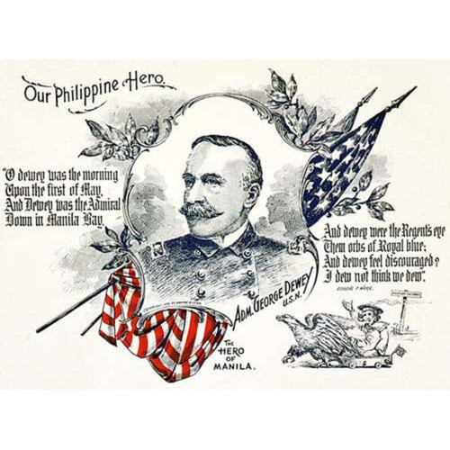 Admiral George Dewey 1898 Downloadable Poster Art Image