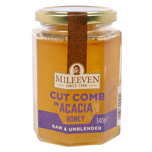 Mileeven Cut Comb Honey 12 oz (340g)