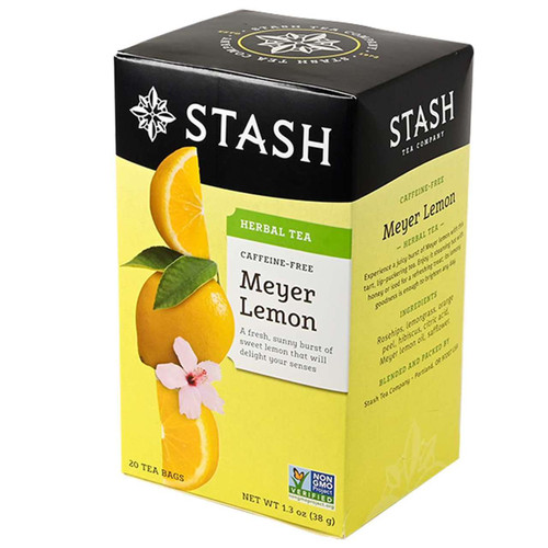 Stash Meyer Lemon Herbal Tea - 20 count