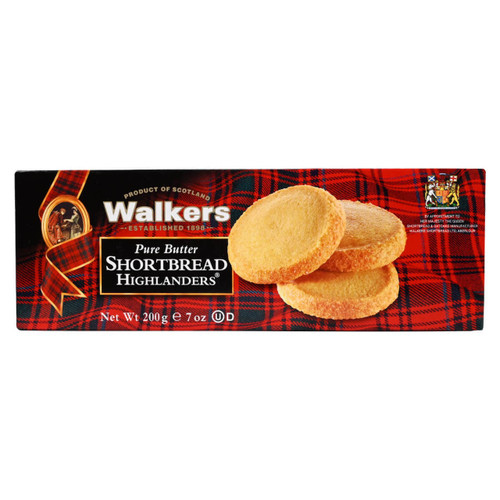 Walkers Highlanders Shortbread Cookies - 7oz (200g)