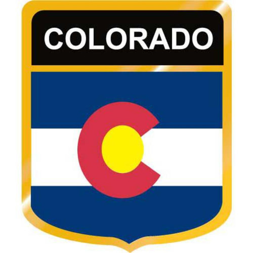 Colorado Flag Crest Downloadable Clip Art Image