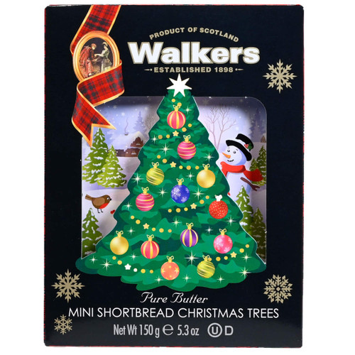 Walkers Shortbread - Christmas Tree 3D Carton - 5.3oz (150g)