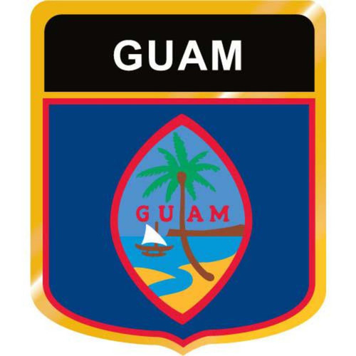 Guam Flag Crest Downloadable Clip Art Image