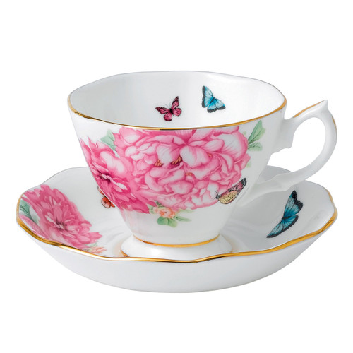 Royal Albert Fine Bone China - Miranda Kerr Friendship - Tea Cup & Saucer