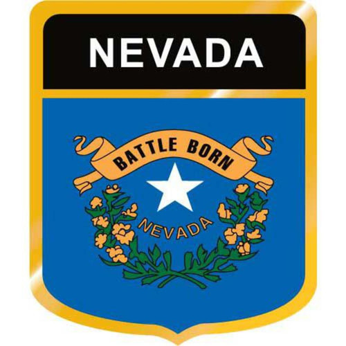 Nevada Flag Crest Downloadable Clip Art Image