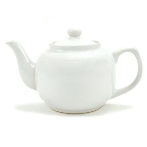 Amsterdam 6-Cup White Teapot