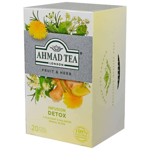 Ahmad Tea's Detox Herbal Tea Bags - 20 count