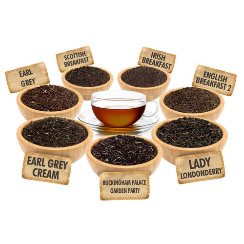 English Favorites Sampler - 1 ounce Pouches of 7 English Style Loose Leaf Teas