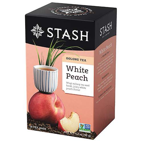 Stash White Peach Wuyi Oolong Tea - 18 count