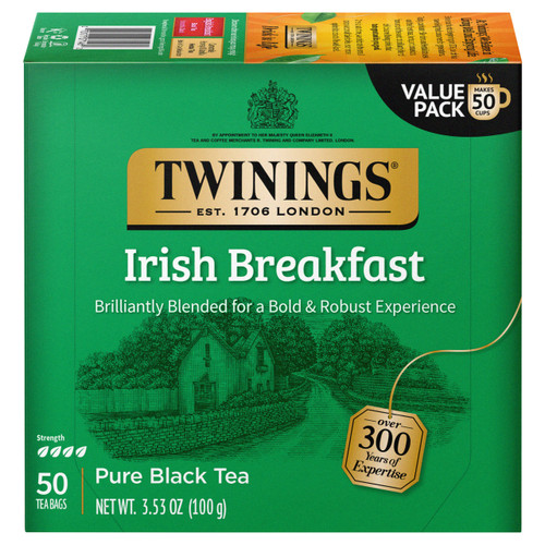 Twinings' Irish Breakfast - 50 count