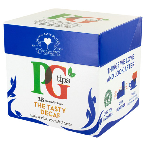 PG Tips Decaf Tea Bags - 35 Count