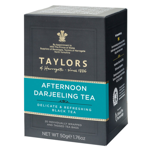 Taylors of Harrogate Afternoon Darjeeling String and Tag Teabags, 20ct