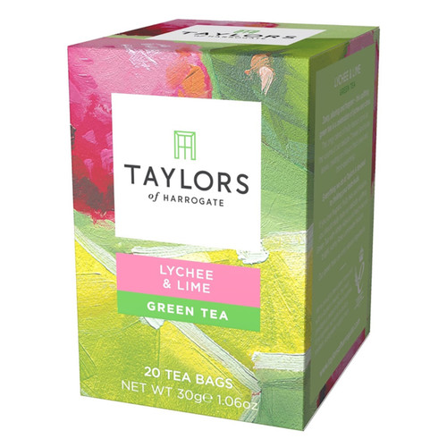 Taylors of Harrogate Tea - Lychee & Lime Green Tea - 20 count