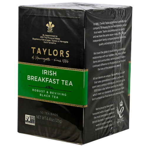 Taylors of Harrogate Irish Breakfast Tea Bags - 50 count