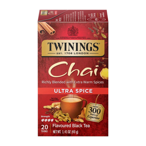 Twinings Ultra Spice Chai Tea - 20 count