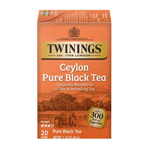 Twinings Ceylon Pure Black Tea - 20 count