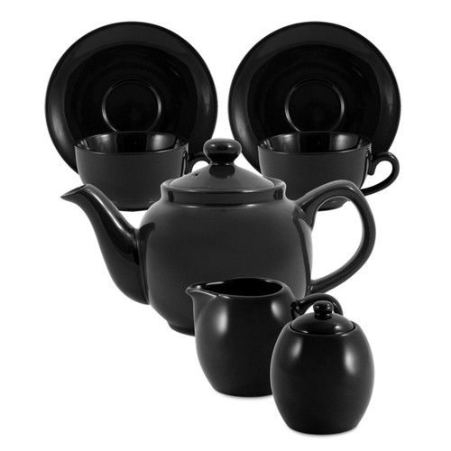 Amsterdam Tea Set - 2 Cup - Black