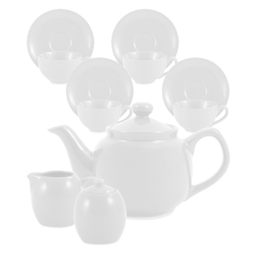 Amsterdam Tea Set - 6 Cup - White