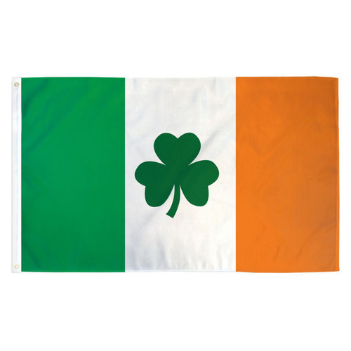 Ireland Clover Flag - 3ft x 5ft Printed Polyester