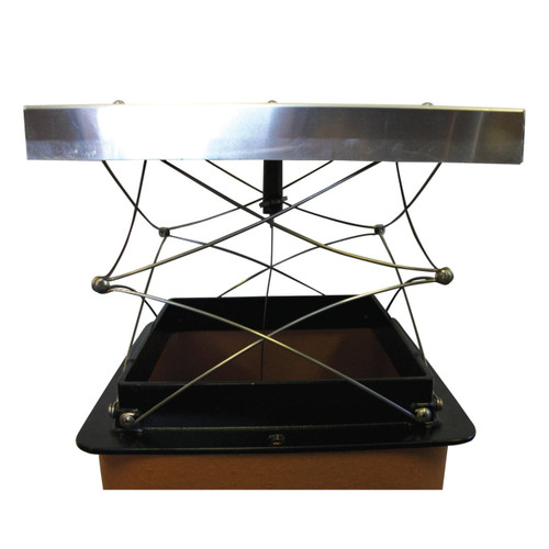 The Top Damper Steel Chimney Cap/Damper - 9" x 13"