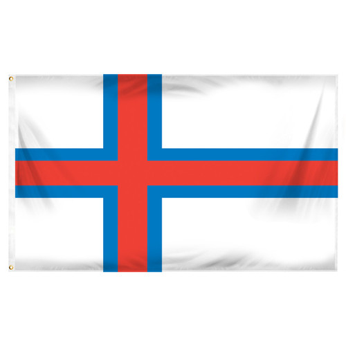 Faroe Islands Flag 3ft x 5ft Printed Polyester