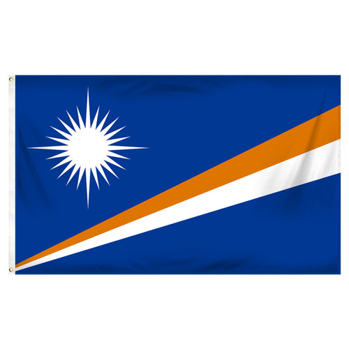 Marshall Islands Flag 3ft x 5ft Printed Polyester
