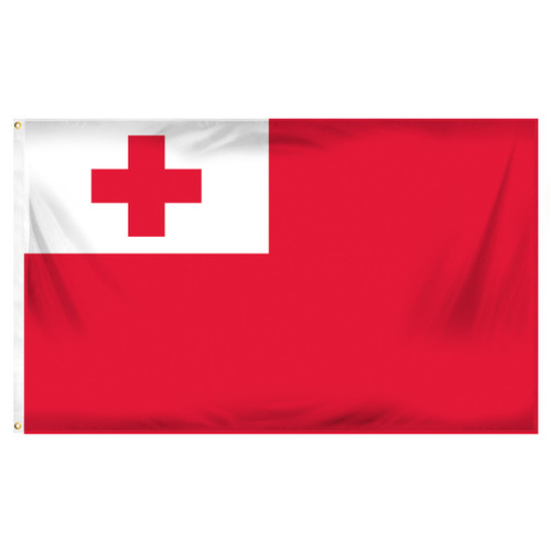 Tonga Flag 3ft x 5ft Printed Polyester