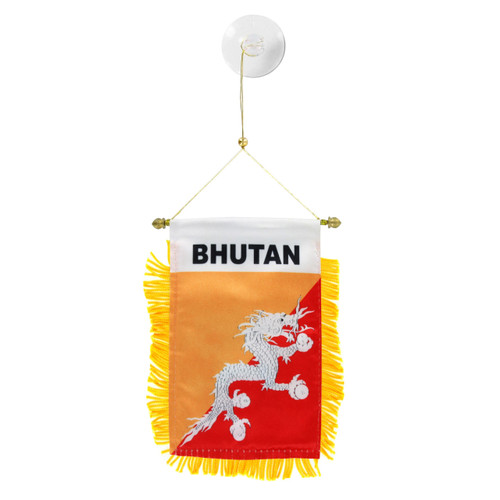 Bhutan Mini Window Banner - 4in x 6in