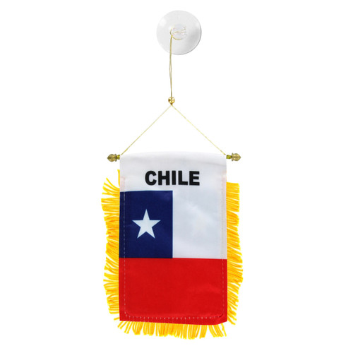 Chile Mini Window Banner - 4in x 6in