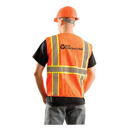 Customized OccuNomix Class 2 Surveyor Safety Vest - LUX-ATRANS